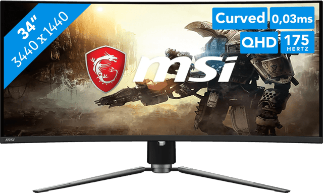 Detalle de MSI MAG 341CQPDE QD-OLED Gaming Monitor