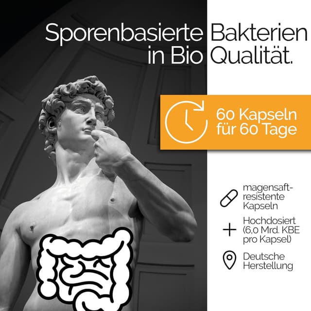 Detalle 2 de 4 Bacillus Stämme KBE 6 Mrd Kapseln