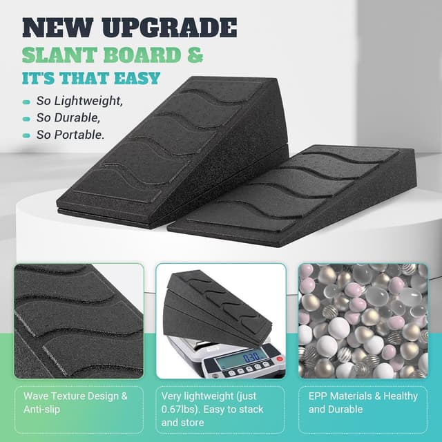 Detalle de Slant Board calf wedge, 480 lbs capacity