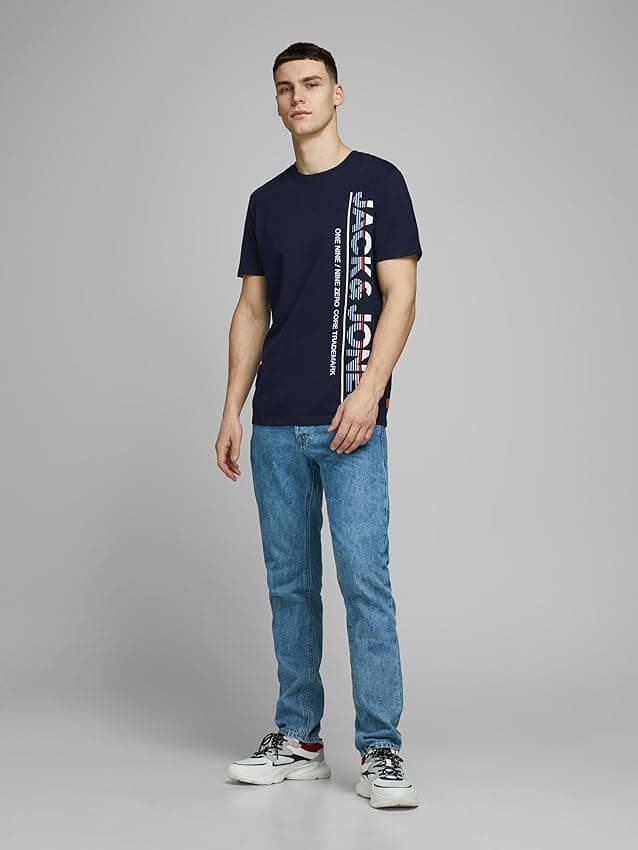 Thumbnail 4 de JACK & JONES Jjethan tee SS Crew Neck — Pack 3 camisetas L