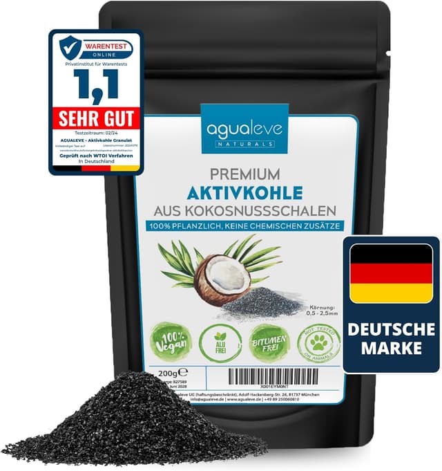 Imagen de AGUALEVE Aktivkohle Granulat 200g en OfertitasTOP