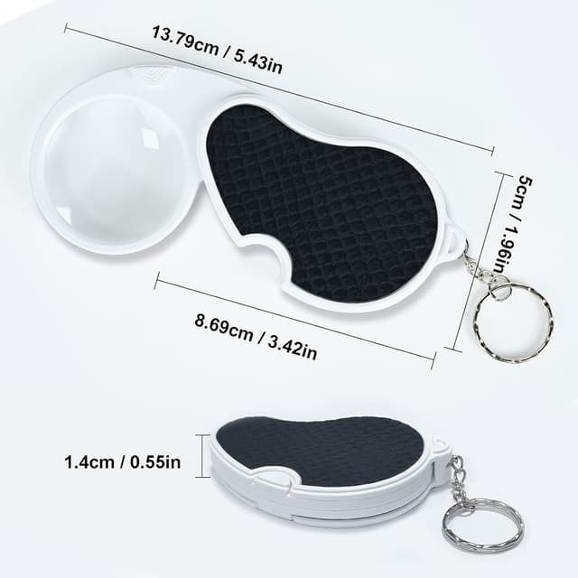 Thumbnail 3 de 5x Foldable Pocket Magnifying Glass 45 mm