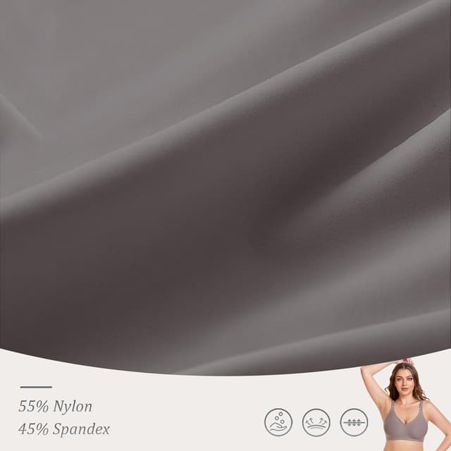 Detalle de Vinfact Seidig Glatter Still-BH ohne Bügel – nahtloser Schwangerschafts- und Still-BH mit BH-Verlängerungen