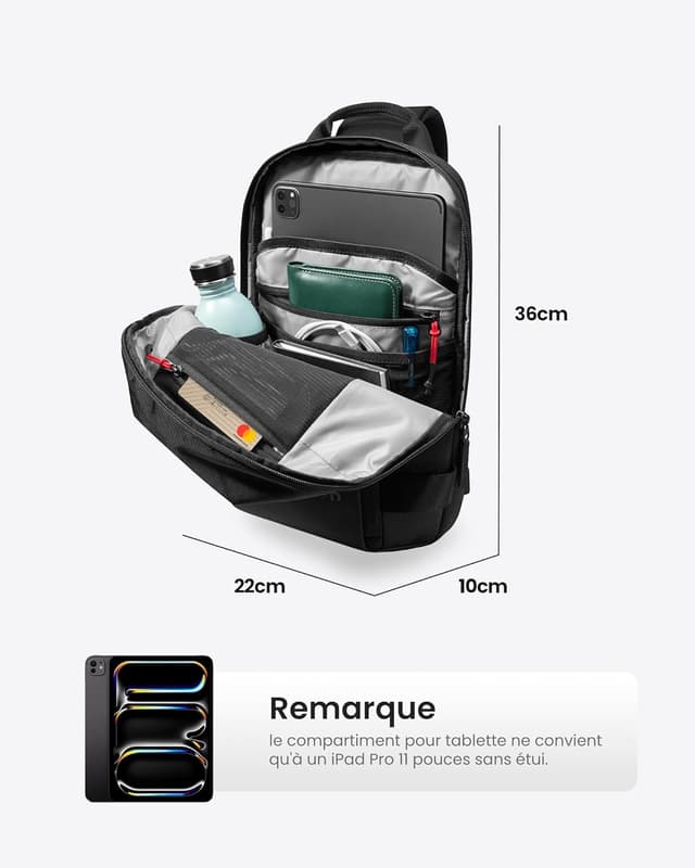 Detalle 2 de tomtoc Compact EDC Sling Bag 11"