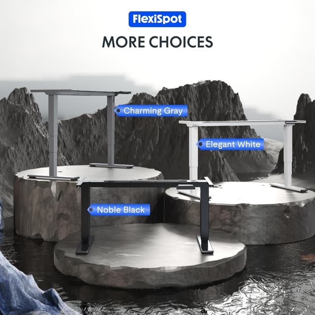 Thumbnail 2 de FLEXISPOT Höhenverstellbares Tischgestell 60–125 cm