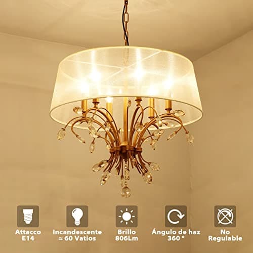 Detalle de LVWIT Bombilla Vela E14 806 lm, 2700K