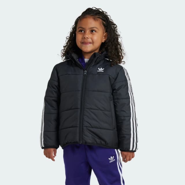 Detalle 2 de adidas Chaqueta Adicolor para niños en negro