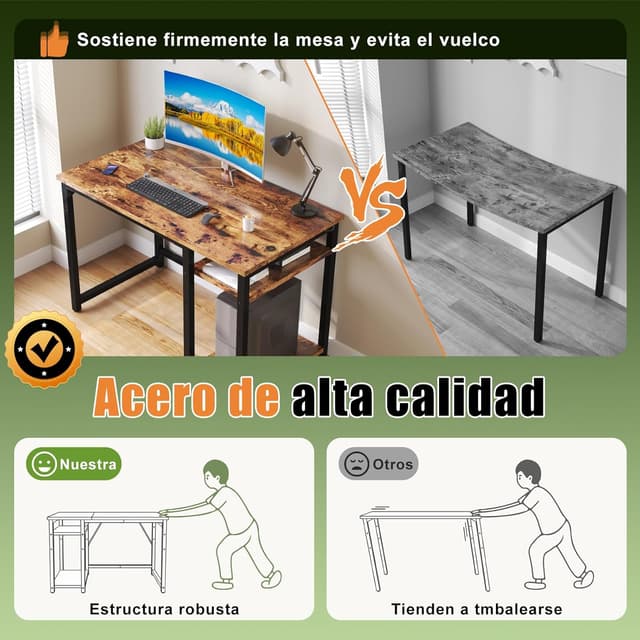 Thumbnail 5 de Airfish Mesa Escritorio Pequeña 100x50cm