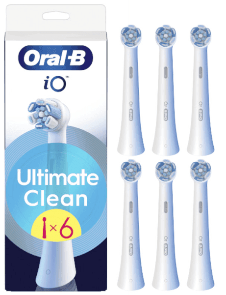 Detalle de Oral-B iO Ultimate Clean Pack 6 recambios para cepillo eléctrico