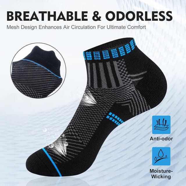 Thumbnail 2 de Stoeury Calcetines Tobilleros 6 Pares transpirables