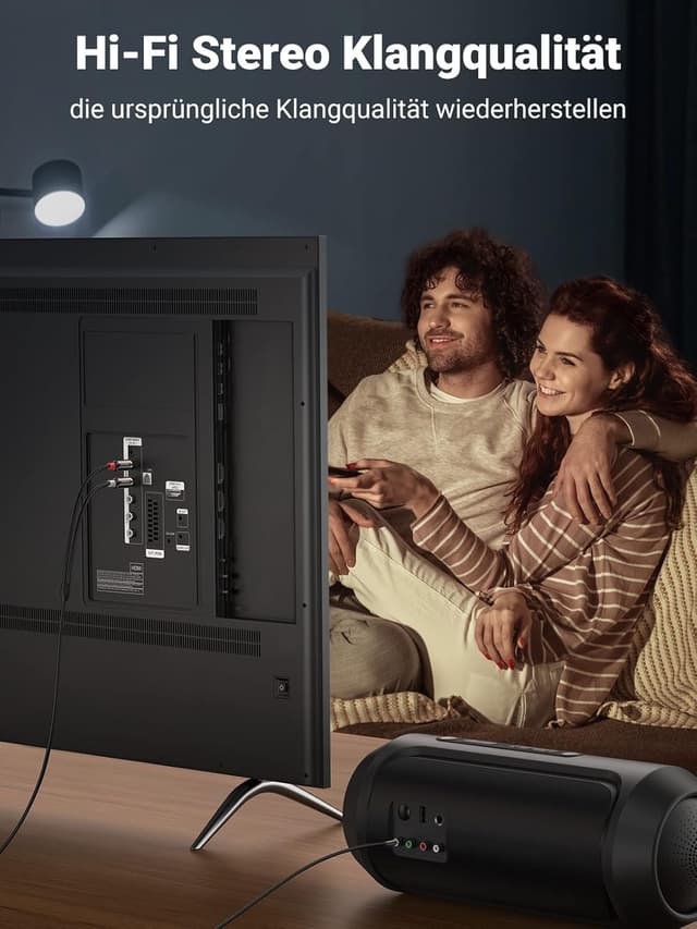 Thumbnail 2 de UGREEN 3,5‑mm‑Klinke auf Cinch Kabel 2 m