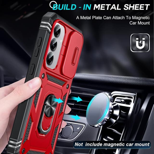 Detalle de LeYi Galaxy S25 case with 360 armour