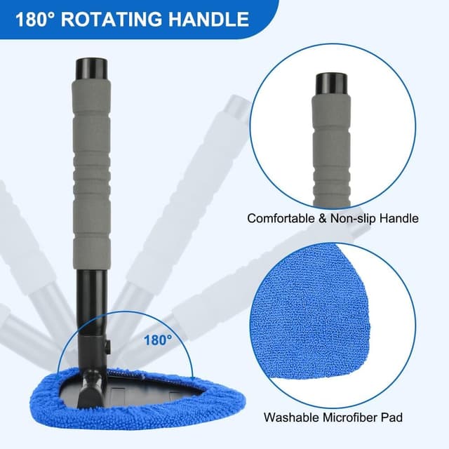 Thumbnail 2 de AMFUN kit limpieza parabrisas con cabezal 180°