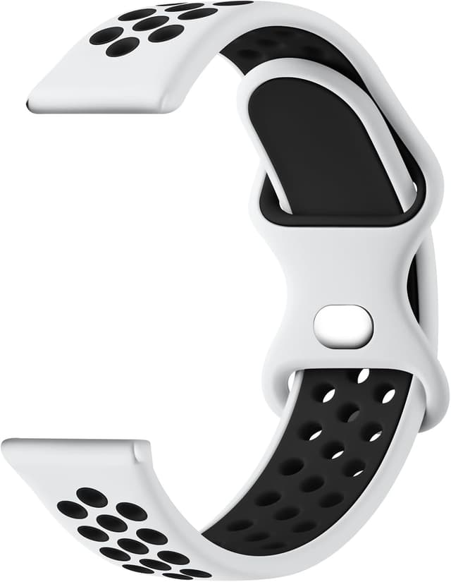 Detalle de 20mm Quick Release Silicone Strap for Garmin Vivoactive 5/3 and More (Replacement Band)