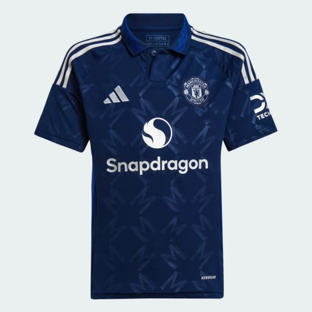 Detalle 2 de adidas Camiseta segunda equipación Manchester United 24/25 (Adolescentes) azul