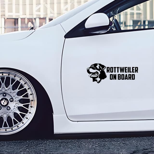 Thumbnail 4 de Rottweiler On Board Autoaufkleber 22 cm