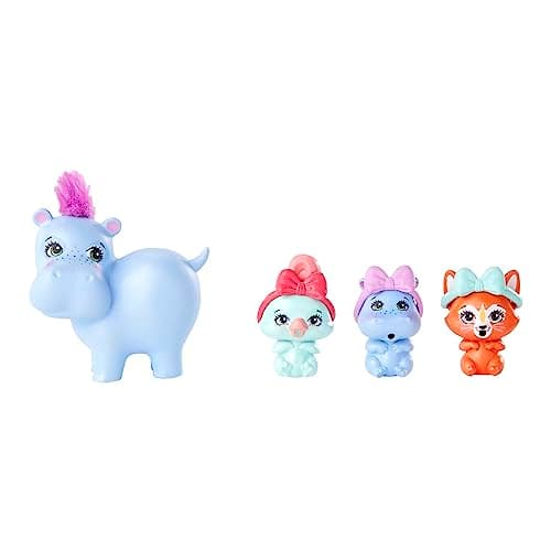 Detalle 2 de Mattel HNW97 Enchantimals Hedda Hippo y su hipopótamo 🦛