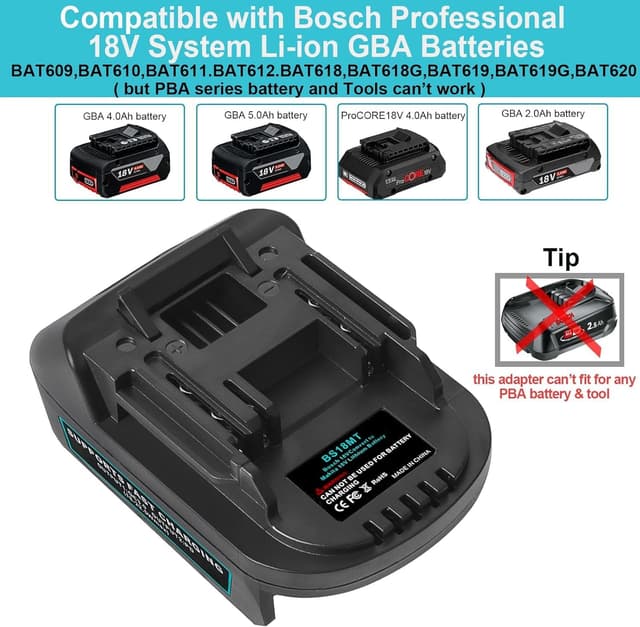 Detalle 2 de Adaptateur batterie USB Powarobor 18 V