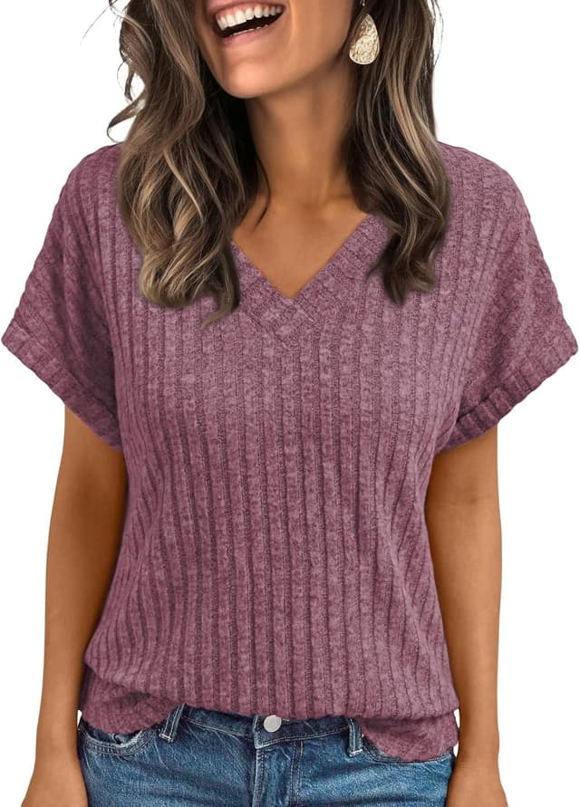 Detalle de AUTOMET Women Tops V neck blouse