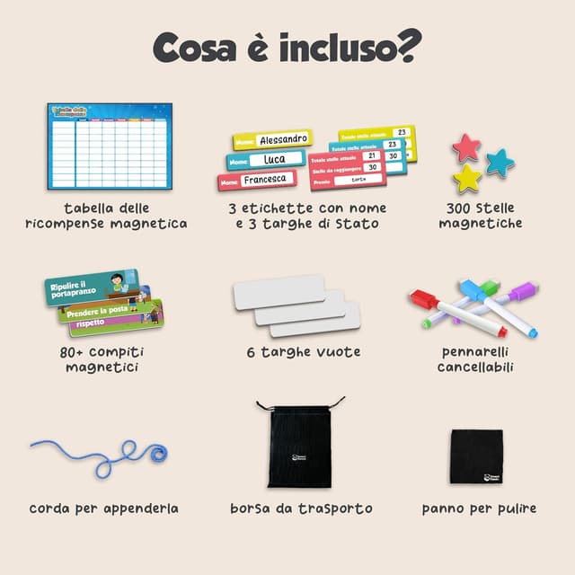 Thumbnail 4 de Smart Panda Tabella ricompense 380 magneti