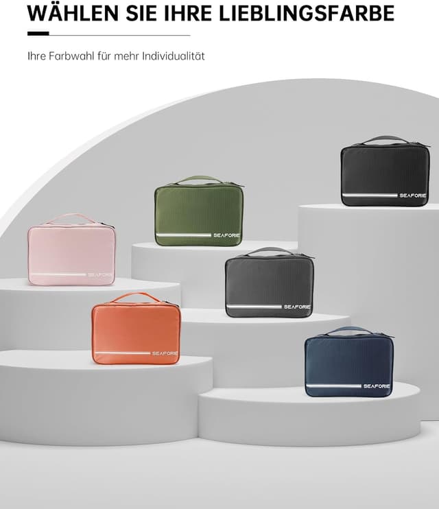 Thumbnail 6 de Seaforie große Kulturtasche zum Aufhängen – 4-in-1 wasserdichte Waschtasche für Reisen & Camping