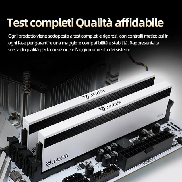 Detalle de JAZER DDR4 RAM 32GB 3200MHz CL18