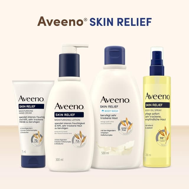 Thumbnail 6 de Aveeno Skin Relief Körperöl-Spray mit Haferöl und Jojobaöl – Feuchtigkeit für sehr trockene, empfindliche Haut