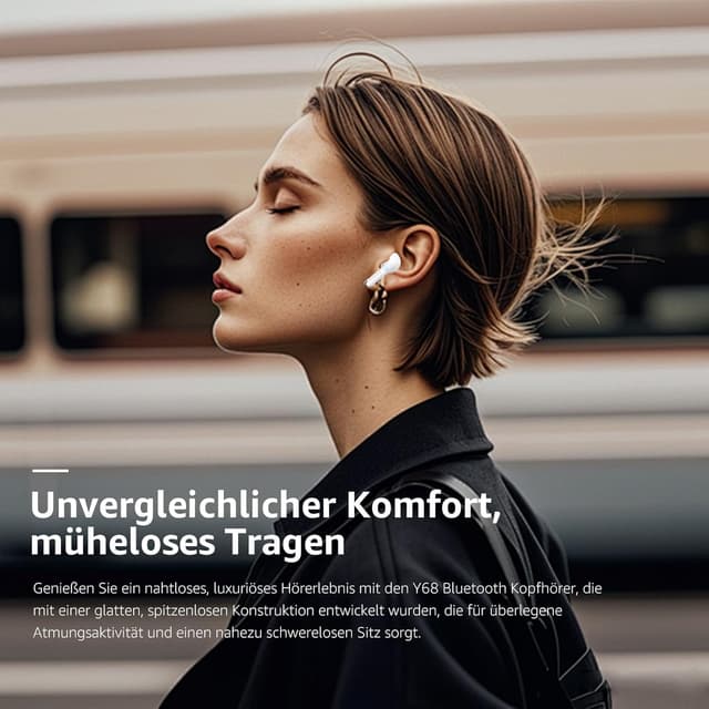 Detalle 2 de YELKUTT Bluetooth Kopfhörer Y68