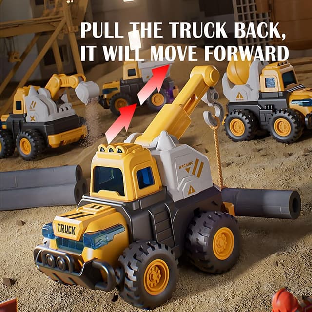 Detalle 2 de CARLORBO Bagger Spielzeug für Kinder ab 3