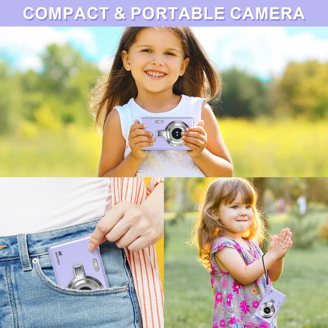 Thumbnail 5 de Digital Camera 1080P FHD 44MP Upgrade Purple