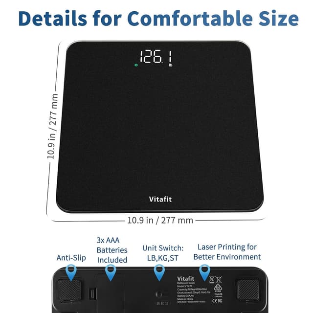 Thumbnail 6 de Vitafit Vitafit Personenwaage Digital