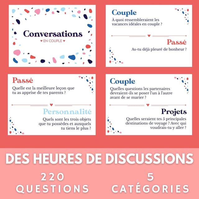 Thumbnail 4 de Conversation Couples Le Jeu 220 questions