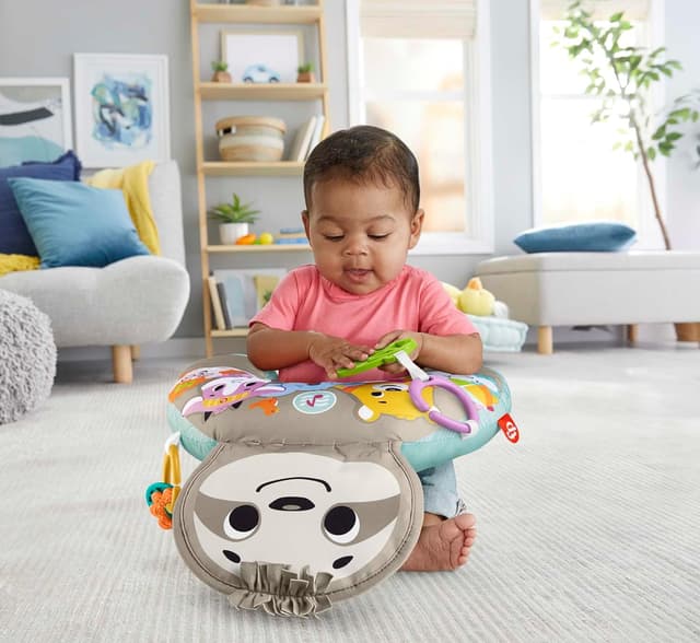Detalle 2 de Fisher-Price Cojín Perezoso con Música y Vibraciones 🎶