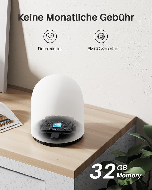 Thumbnail 1 de WUUK Überwachungskamera Außen Akku