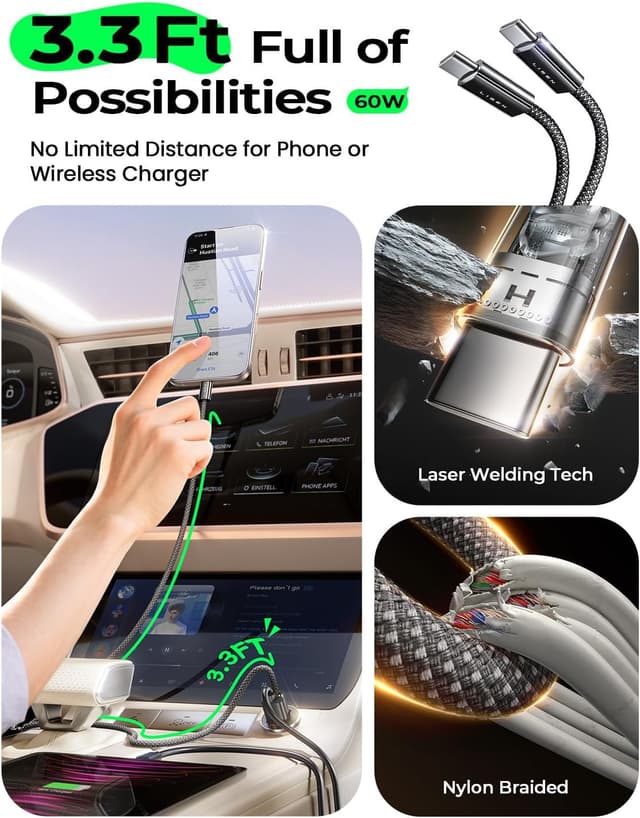 Thumbnail 4 de LISEN Car Charger 54W USB‑C PD for iPhone 17