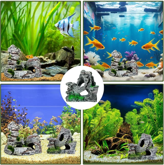 Thumbnail 6 de Shirene Rockery Fish Tank 8×9×4.2 cm