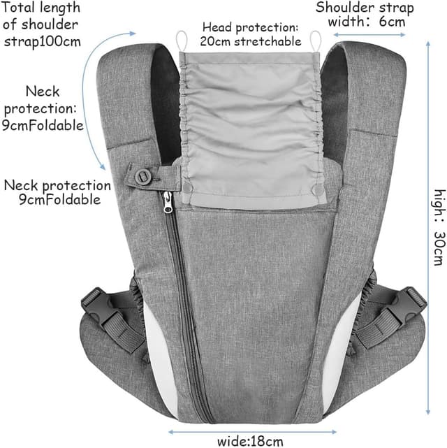 Thumbnail 1 de Aolso 4-in-1 Baby Carrier Newborn to Toddler