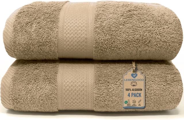 Imagen de LEBENGOOD Juego de Toallas 70x140 550gsm en OfertitasTOP