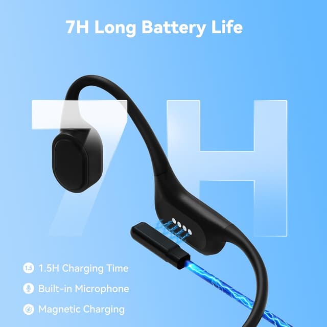 Thumbnail 6 de Soft Liquid Silicone Bone Conduction Headphones 32GB