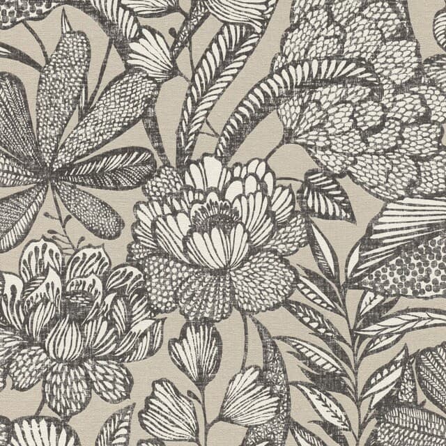 Imagen de Rasch Papel pintado TNT Floral Madagascar 🌿 en OfertitasTOP