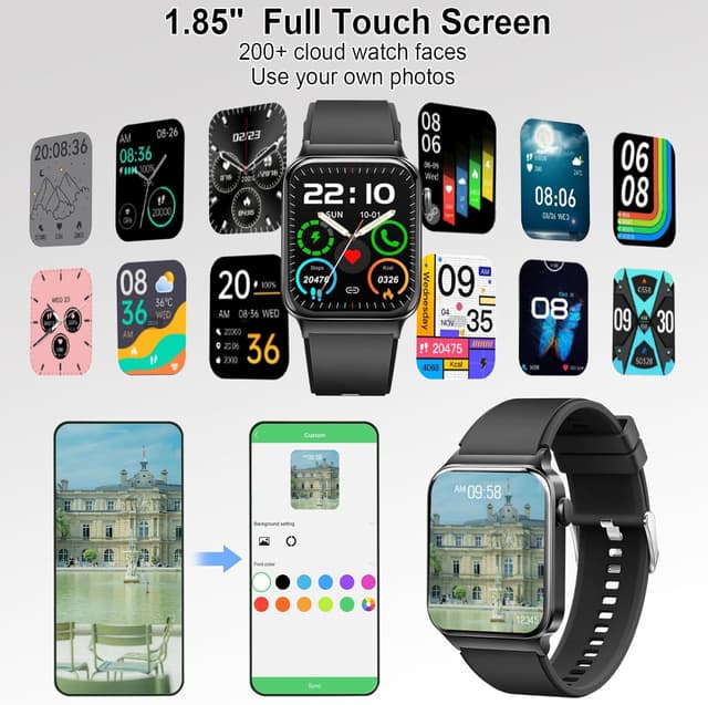 Thumbnail 3 de 2026 Smart Watch 1.85 inch fitness tracker
