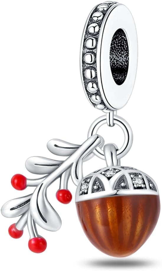 Thumbnail 6 de TINSLO Charm Anhänger Damen aus 925 Sterling Silber mit Zirkonia – kompatibel mit europäischen Armbändern (Pandora/ähnliche Systeme)