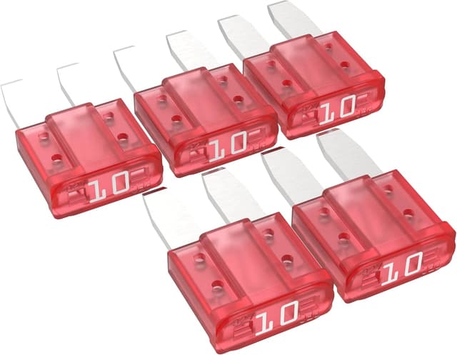 Detalle de AUPROTEC Micro 2 fusible à lame MikrOTO II 10A rouge (5 pièces) pour véhicule