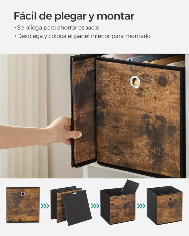 Thumbnail 6 de SONGMICS Caja Almacenaje 26 x 26 x 28 cm