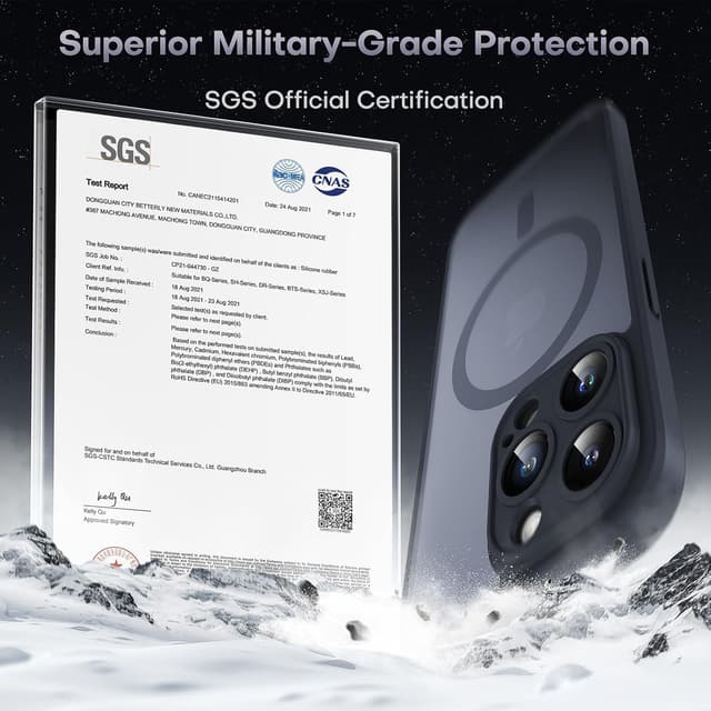 Detalle 2 de TOCOL Magnetic iPhone 14 Pro Case 6.1-Inch with MagSafe