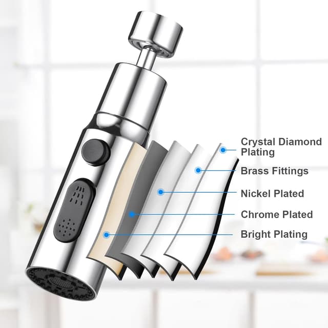 Thumbnail 5 de OSDUE FM22 M24 Kitchen Tap Spray Head 360°