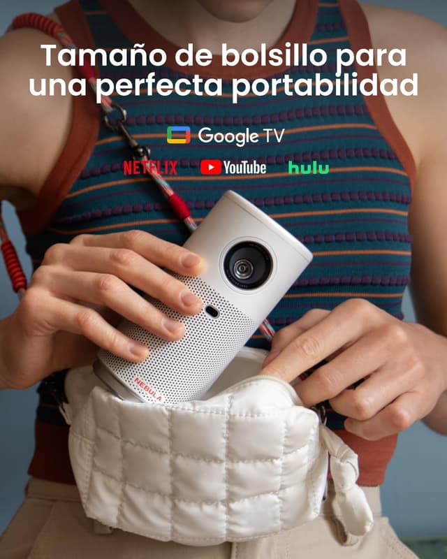 Thumbnail 1 de Nebula Capsule Air Google TV miniproyector 720p