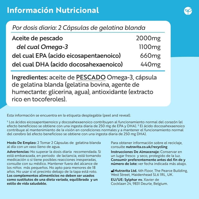 Thumbnail 4 de Nutravita Omega 3 2000mg 240 cápsulas 💊