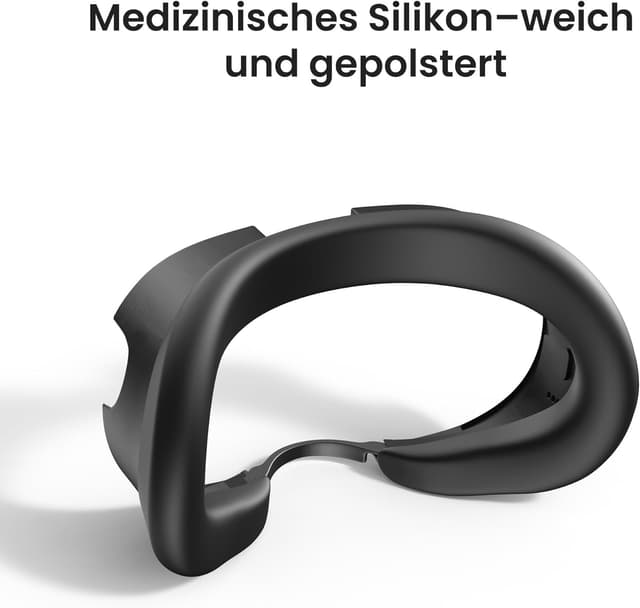 Detalle de KIWI design F3 Silikon-Facial-Interface für Meta Quest 3 (schweißabweisendes Face Cover) – nicht für Quest 3S
