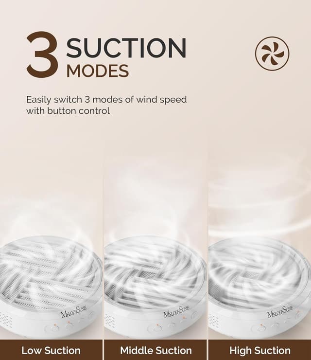 Thumbnail 6 de MelodySusie tragbarer Nagelstaubsauger SProR (bis 6 Stunden Laufzeit, USB‑C) – weiß